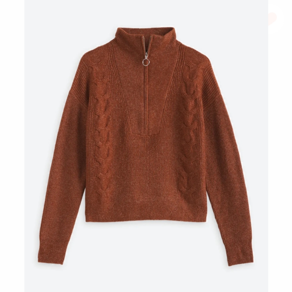Love Ellie Belmira Half Zip Sweater XXL